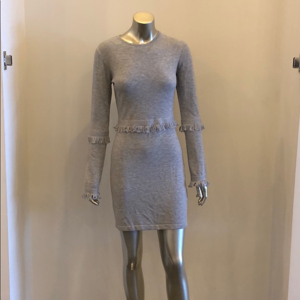 NWT FINDERS KEEPERS Gray Long sleeve mini dress.